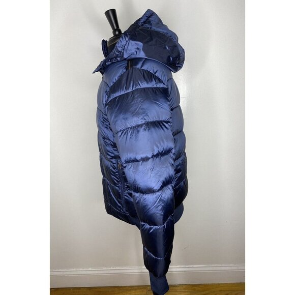 Slate & Stone Hooded Navy‎ Down Jacket Size L - Picture 7 of 12